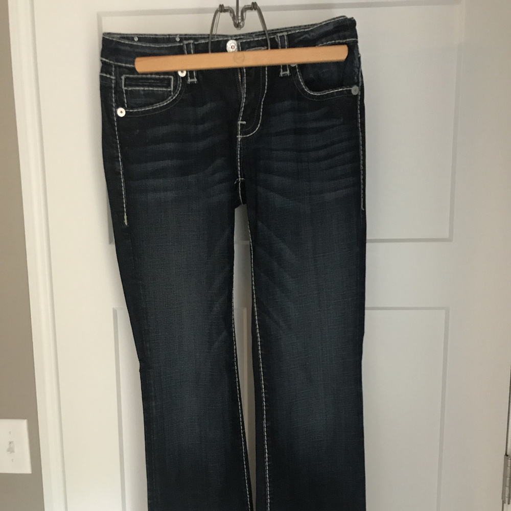 Anoname Women's Karina Curvy Boot Jeans sz 28 (8)